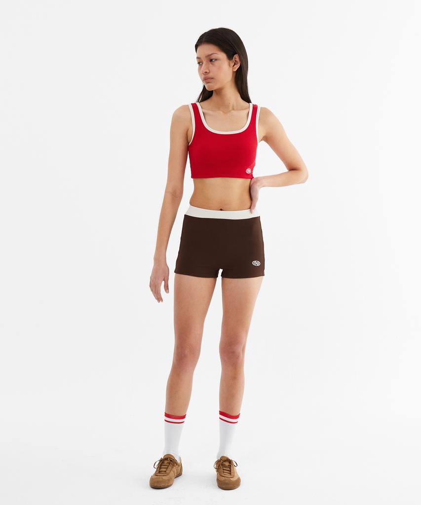 Minasu Mns Span Short Pants_Brown