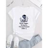 European size Women's Casual Sport T-shirt, Short SleevesHappy Skull Print, Comfortable Holiday Summer Top