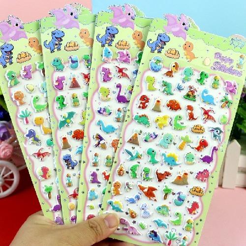 1 buc. Drăguț Desen Animat Familie Fantome Autocolante Relief 3D Distractive Jelly Transparente Decorațiuni pentru Huse de Telefon Copii DIY Autocolant Cristal