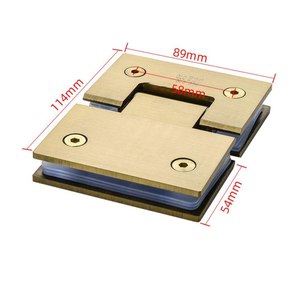 90°/135°/180° Glass Door Bracket Clip Stainless Steel Door Hardware Bathroom Door Hinges  Bathroom