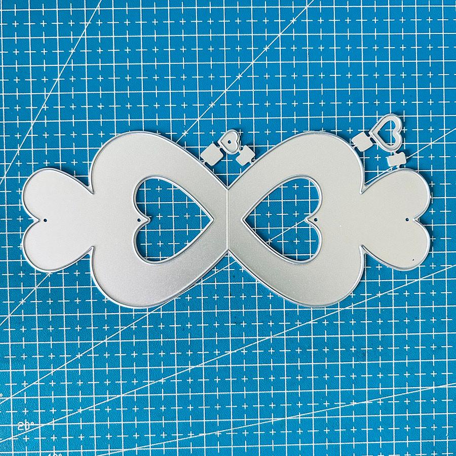 Love Sweet Candy Box Metal Die Cut, DIY Scrapbooking Embossing Stencil, Handmade Greeting Card Making Metal Cutting Dies, Gift Card Making Tools