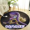 Personalized K-KPop Demon Hunters Round Chair Office Rug - Perfect for Mat, Office Chair & More - Ideal Gift for Birthdays and Holidays
