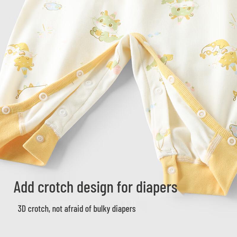 Youqi Baby High-Waisted Cotton Pants