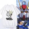 Japanisches Anime Mobile Suit Gundam Bedrucktes T-Shirt Unisex und Damen T-Shirt Unisex Top Sport T-Shirt Unisex T-Shirt Sommer T-Shirt