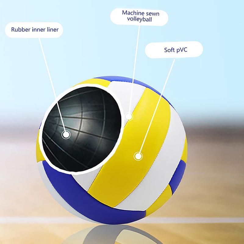 1PC No.5 PVC Professional Volleyball for Beach Outdoor & Indoor Training Competition Game Ball