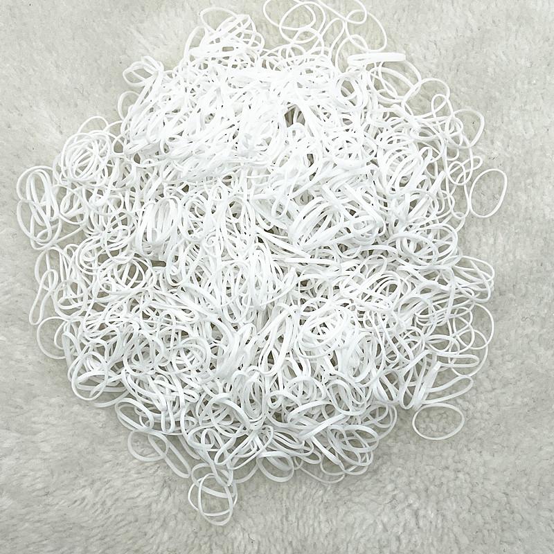 500pcs Cute Colourful Rubber Ring Disposable Elastic Hair Bands Ponytail Holder Rubber Band Scrunchies Kids Hair Accessorie