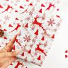 10 Sheets/Pack Cartoon Print Christmas Tissue Paper Bouquet Flower Wrapping  Gift Wrapping