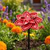 Yousheng 3D Printed Flower Bee Waterer, Garden Stake, Bee Drinking Fountain Outdoor Decor, Open Anti-Drowning Trough, 2-in-1 Ornament To Attract