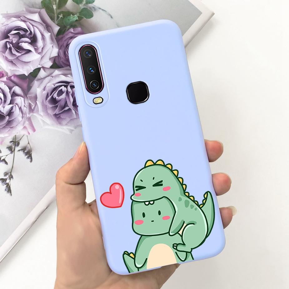 For Vivo Y12 Case Vivo Y15 Y17 1902 1904 Cute Fashion Cartoon Cover Soft Silicone Phone Case For Vivo Y15 Y 12 17 VivoY12 Fundas