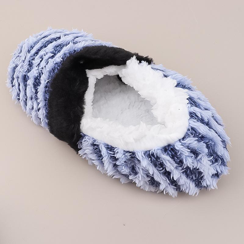 Classic Coral Fleece Non-Slip Indoor Shoes with Soft Sole
