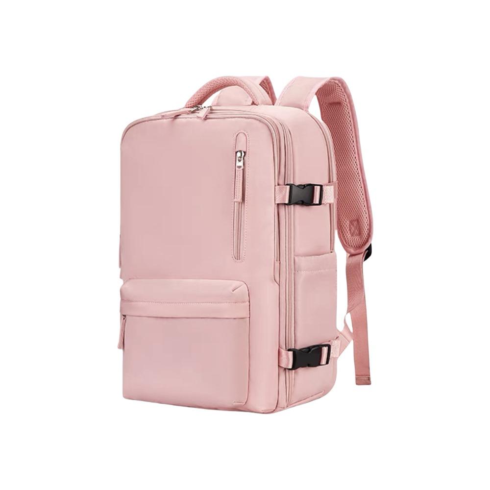 

Губчатая накладка на спину, дорожный рюкзак для багажа, нейлоновая сумка для ноутбука, крепится к ручке чемодана розовый