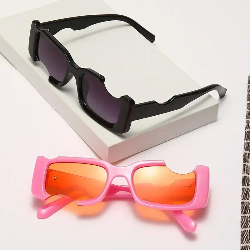 Fashion Rectangle Sunglasses Women Brand Designer  New Retro Small Frame Plastic Sun Glasses Lady Square Shades UV400