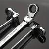 1pc Universal 72-tooth Ratchet Wrench Dual-purpose Wrench Movable Head Ratchet Wrench Open Plum Labor-saving Quick Wrench