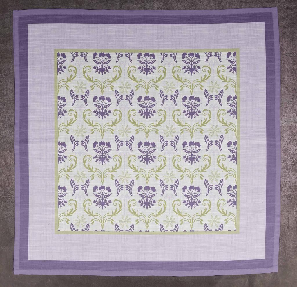 Vargottam Luxury Collection Dinner Table Linen Decor Cotton Napkin Printed Fabric Reusable Napkins Set Of 12, 20   X 20   - Asian