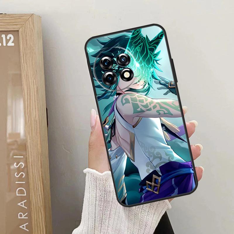 Genshin Impact Xiao Case For OnePlus 12 11 9 10 Pro 9RT 10T 10R 12R OnePlus Nord 2 CE 3 Lite CE4 N10 N20 Cover