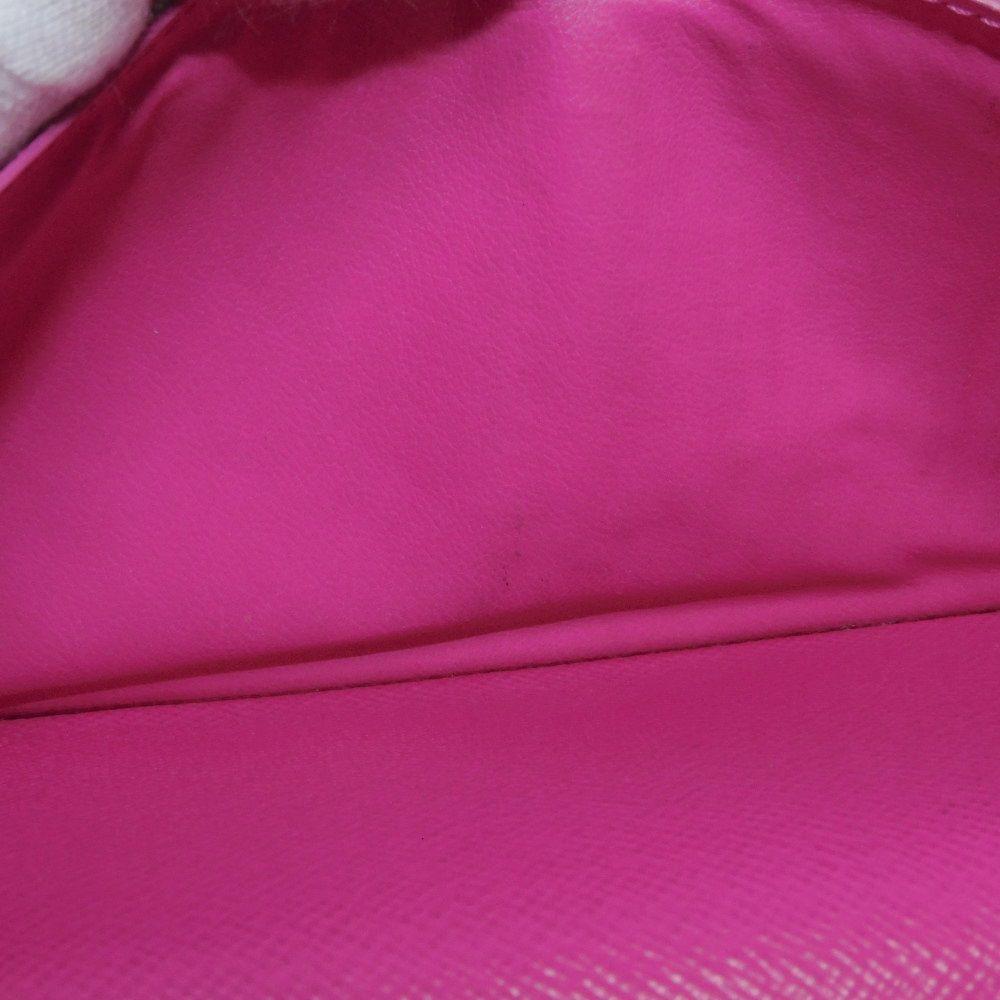 Used 12564 Zippy Wallet Vertical M30780 7940 Neon Pink New Zip Around Taiga Rama Monogram Rose Men's from Japan