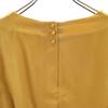 nano&co Long sleeve V-neck waist panel Long dress F yellow Women Used