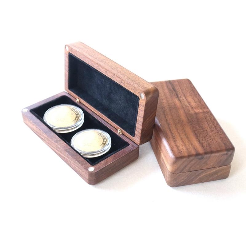 Sophisticated Elegant Wood Medals Display Storage Case with Protective Layers for Stylish Collectibles Organizarion