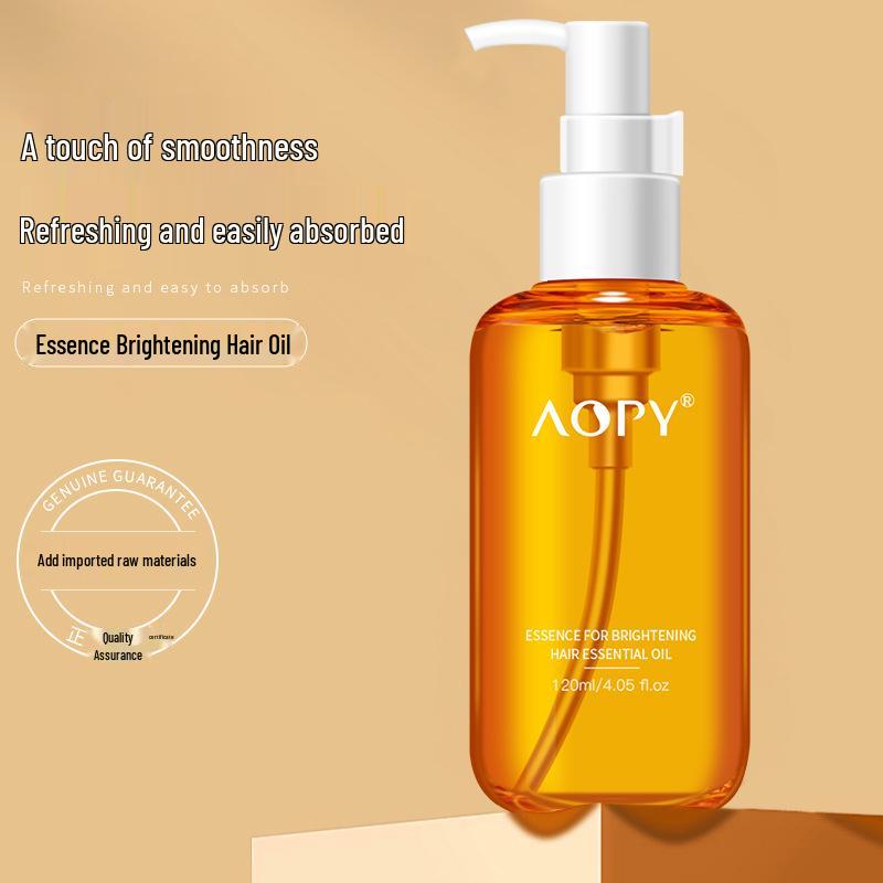 AOPY Essence 120ml Hair Oil: Shine, Smooth, Anti-Frizz, Moisturizing & Repair for Damaged Hair
