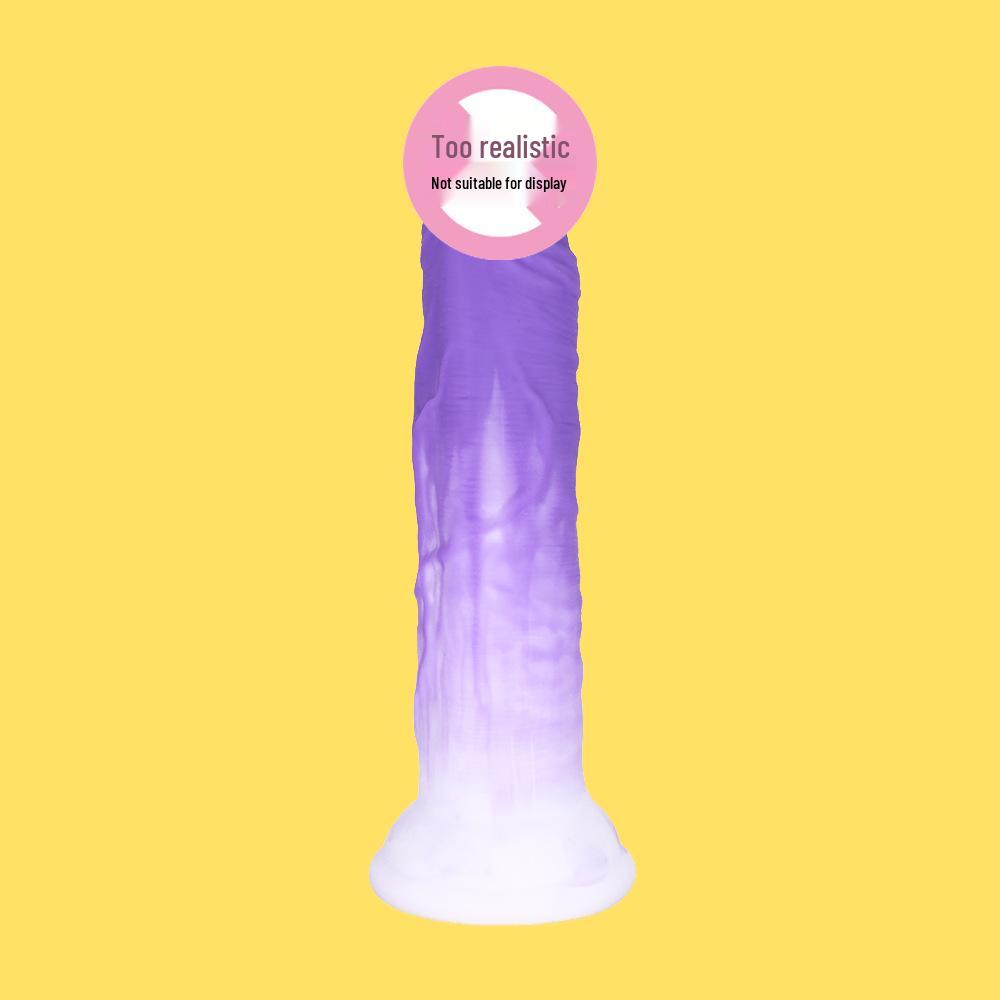 Piccolo Dildo Morbido in Silicone Senza Uovo per Donne - Giocattolo Sessuale Adulto Non Elastico per Masturbazione Piacevole