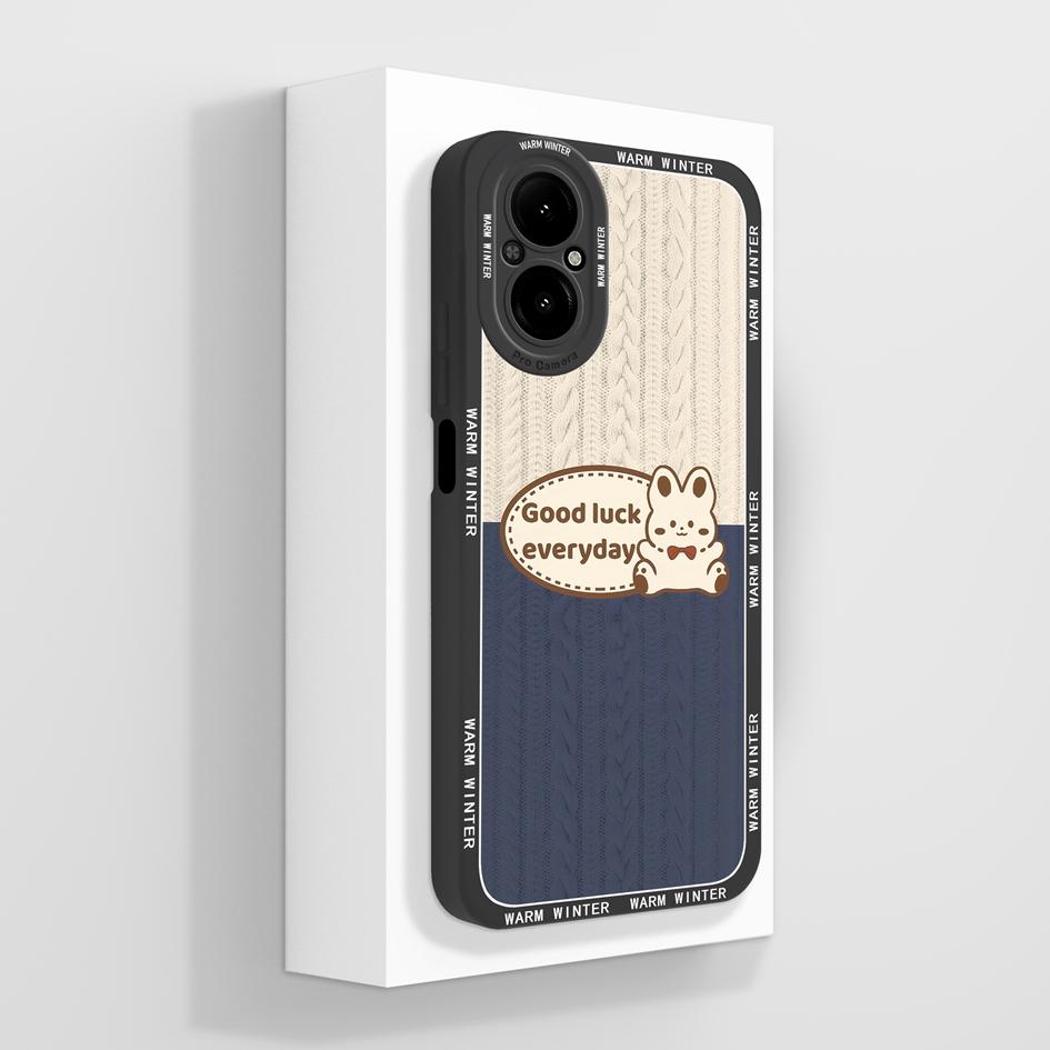 Cover Case For Oppo Realme C67 C65 C63 C61 C25 C25S C25Y C30 C30S C31 C33 C35 C55 C51 C53 Lazy Cat Soft Liquid Silicone Protective Shell For Oppo Capa