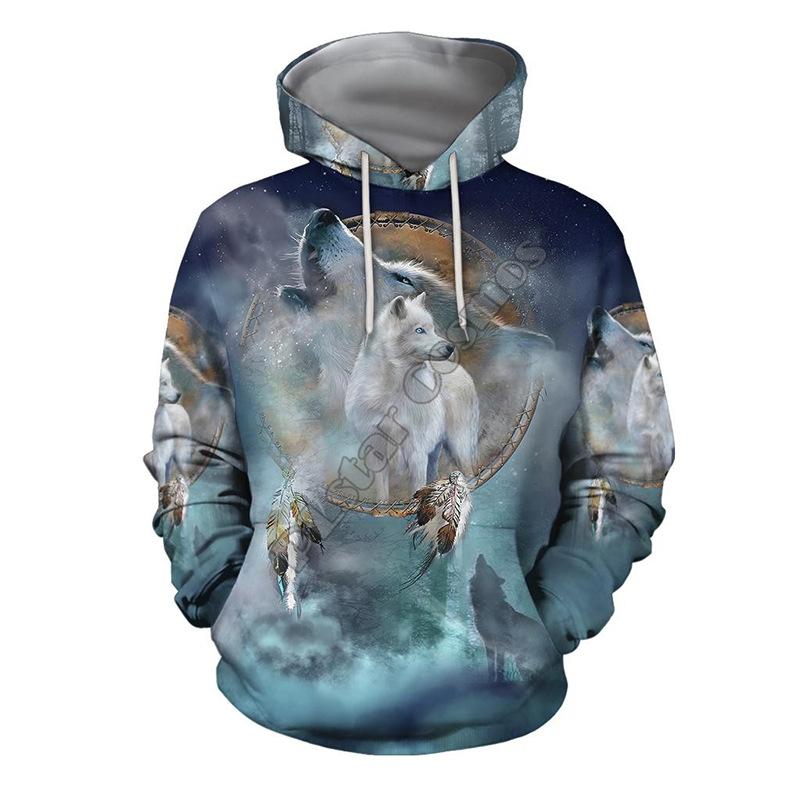New Men's Hoodie In Spring and Autumn Comfortable and Casual 3D Digital Tattoo Printed Pullover Sweatshirt