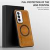 For OPPO Reno 12 12 Pro Fine Hole Sheepskin Magnetic TPU Soft Edge Anti-Drop Anti Fingerprint Phone Case