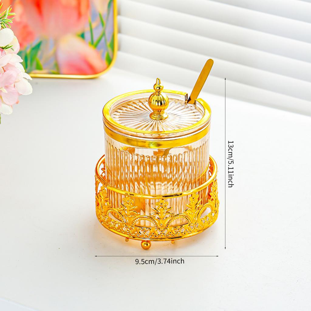 Seasoning Box Household Kitchen Light Luxury Seasoning Storage Box Desktop Seasoning Bottle Jar Sealing Seasoning Salt Jar Seasoning Jar