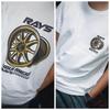 Fashion New Japanese Modified Car RAYS Wheel Hub Pattern Printed Summer Cotton Shortsleeved Tshirt for Both Unisex and Women