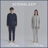Science Leap Wearable Medical Device x Fatigue Recovery Pajamas Long Size S [SCiENSLEEP] Set, Sleeve, Unisex, Navy,