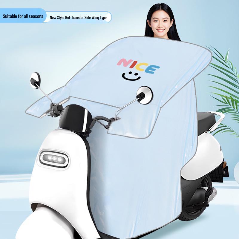 2026 All-Season Windproof & Waterproof Electric Vehicle and Motorcycle Windshield Cover