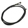 Braided Motorcycle Brake Hose Flexible Clutch Oil Line 12 Inch Metal Rubber Pipe for Bike Hydraulic Brakes