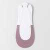 Women Thin Strap Low Cut Invisible Socks Breathable Sweat Absorbing Non Slip Socks Same Color Five Pairs Set for Daily Wear