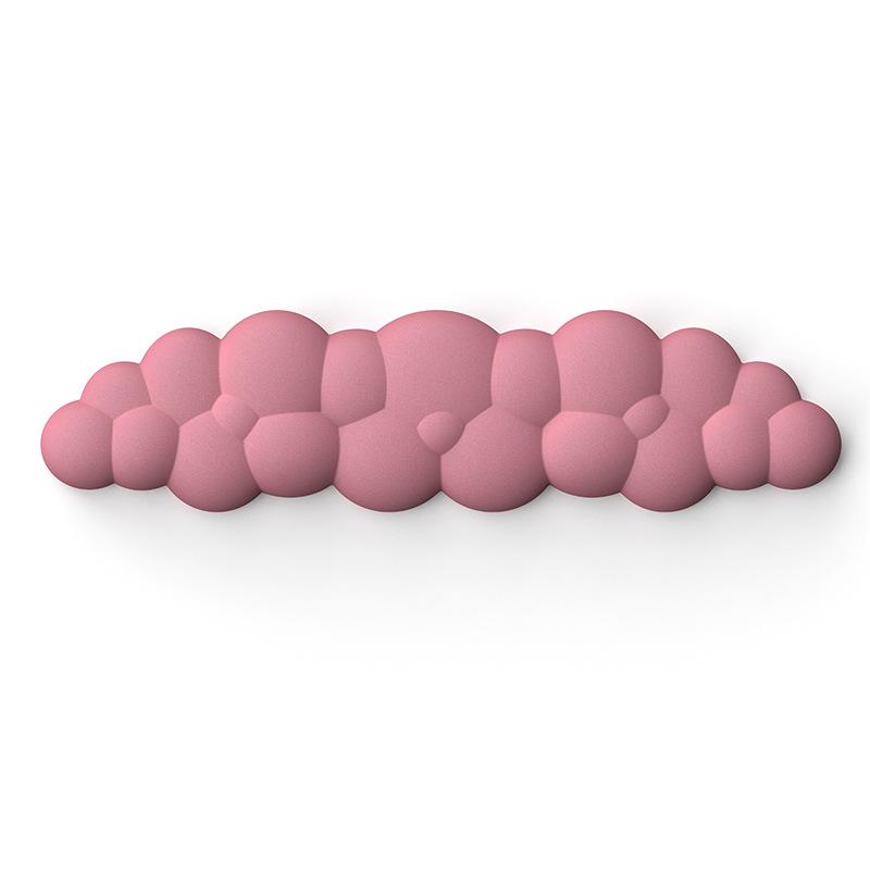 Mouse pad com apoio para pulso teclado nuvem antiderrapante espuma de memória desktop escritório gamer mouse apoio para pulso