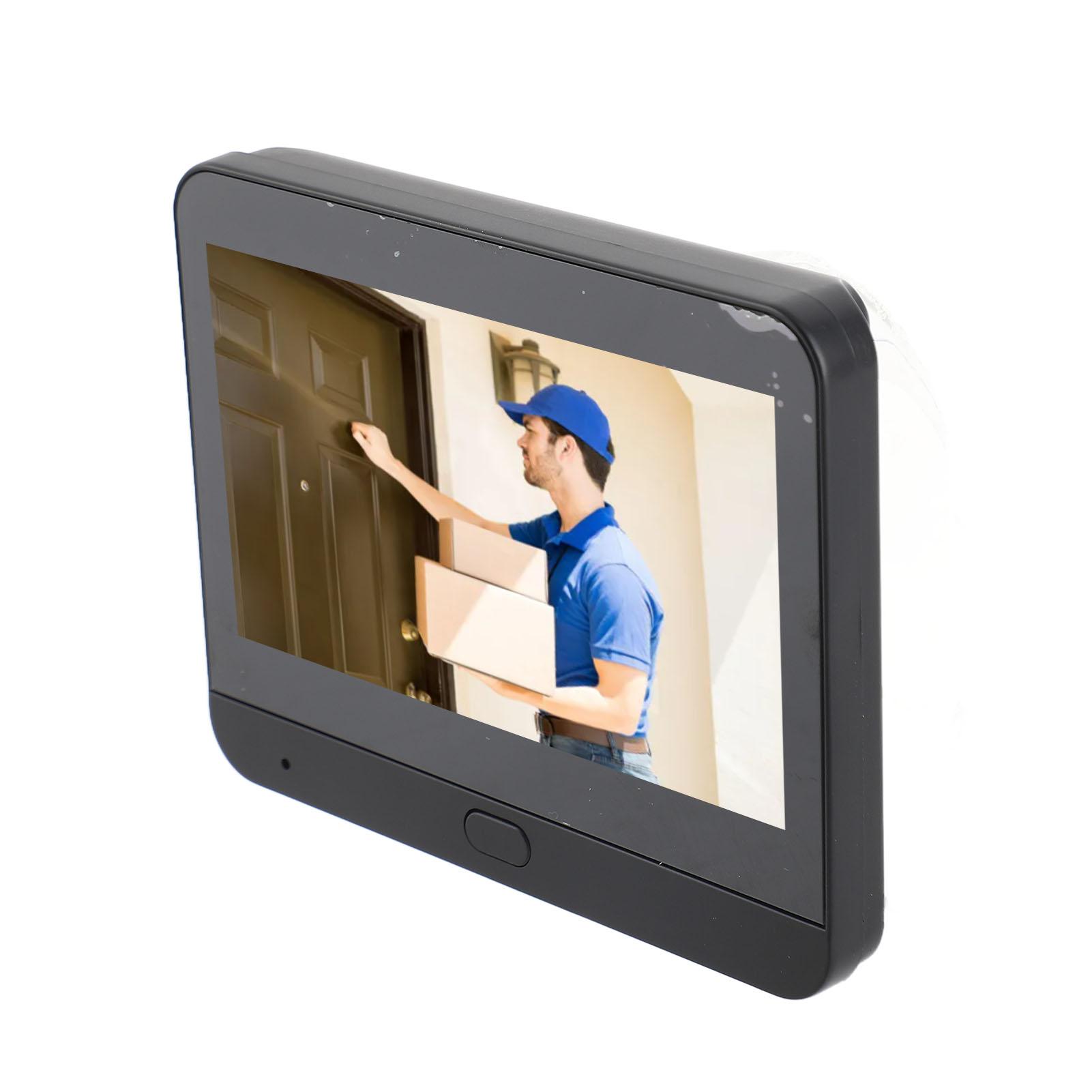 

Видеоглазок-домофон WiFi 1080P Обнаружение движения 4,3-дюймовый ЖК-дисплей Цифровой дверной глазок