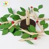 Multi-Color Wooden Snowflake Building Blocks: Educational Hands-On Toys for Children