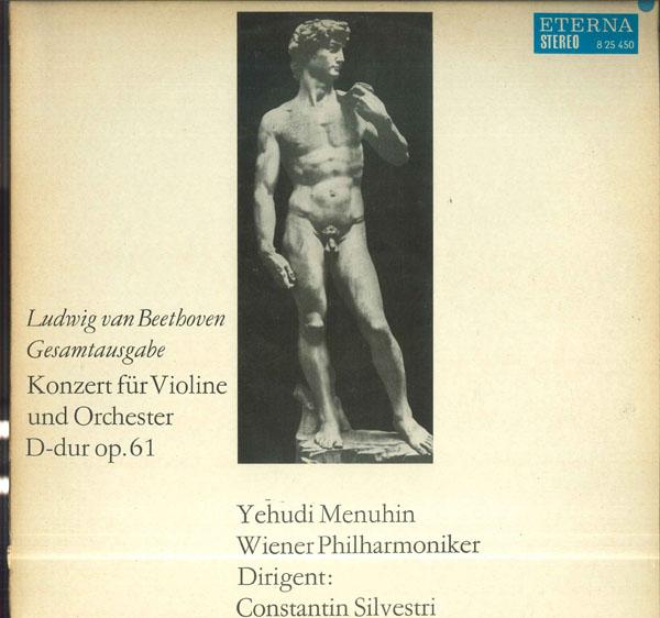

LP Record YEHUDI MENUHIN CONSTANTIN SILVESTR Beethoven Konzert Ddur Op61 Fur V 825450 ETERNA 1971 Germany Classical Used