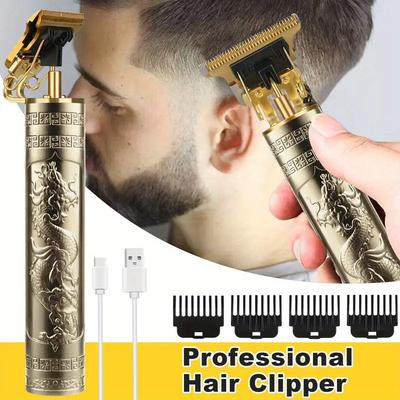 Hair Cutting Machine Electric Hair Clipper Professional Man Shaver Trimmer For Men Barber Beard T9 USB Rechargeable Clippers