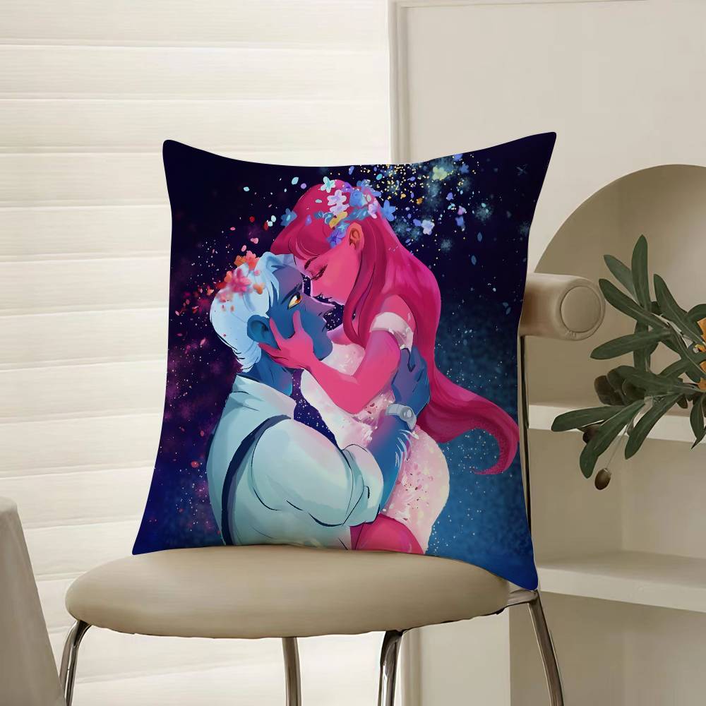 Anime L-Lore Olympus-S Comics Pillow Case Comfort Sofa Bed Silky elegant Invisible zipper Decorative cushion cover