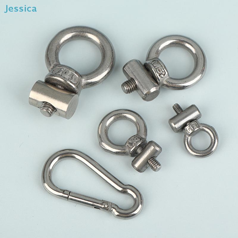 Stainless Steel Eye Bolt Screws | Multi-Size(M3/4/5/6) Ring Bolts for Hanging, Rigging & Hardware Applications