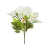 Artificial Rose Flowers Wedding Home Room Table Decor Bridal Bouquets Garden Fake Silk Dahlia Hydrangeas Vase Outdoor Diy Gifts