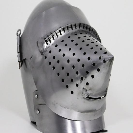 Medieval Pigface Fully Functional 20 Gauge Steel Head Armor Battle Ready Armor Helmet Gift