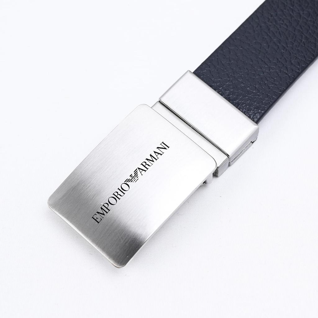 Emporio Armani Šířka opasku 3 cm, systém Stringer, kompatibilní, oboustranný, černý, Y4S563 Y737E 88017, kůže [EMPORIO ARMANI] Pánský [Položka]