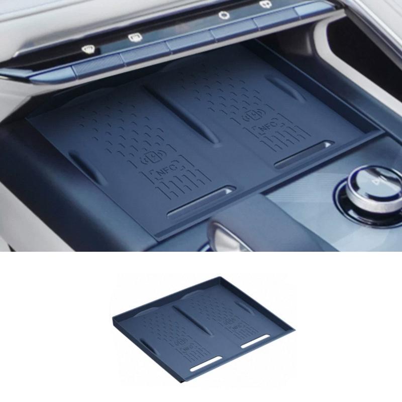 For Zeekr 001 2024-2026 Wireless Charging Silicone Pad Central Control Charger Protector Cover Non-Slip Mat Accessories