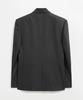 Lmood Kiara Wool Herringbone Single Blazer Charcoal
