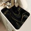 Marbled Diatomite Coffee Machine Mat Kitchen Drainage Absorbent Quick Drying Placemat Bathroom Anti-slip Dirty Resistant Rug