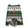 Women's Fashion Christmas Print Lightweight Sweater Casual Long-Sleeve Knit Pullover Top