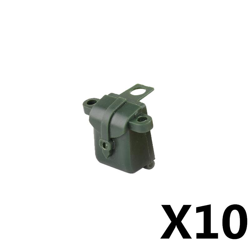 MOC Military Modern Weapon Accessories Building Blocks Character Backpacks Helmets Vests Armors Night Vision Devices Bricks Toy