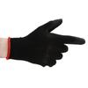 1/6 Pairs Non-slip PU Black Coated Labor Protection Work Gloves Polyurethane