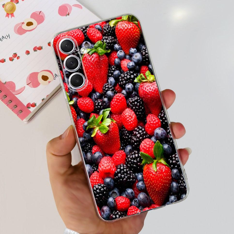 Case For Samsung F54 5G Back Cover Glitters Fashion Cat Wolf Soft Silicon Bumper For Samsung Galaxy F54 5G F546B Phone Case Capa